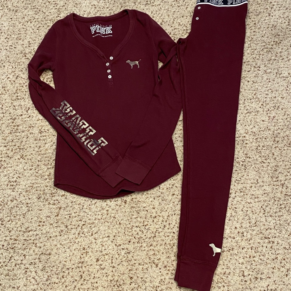 VS PINK Thermal Pajamas
